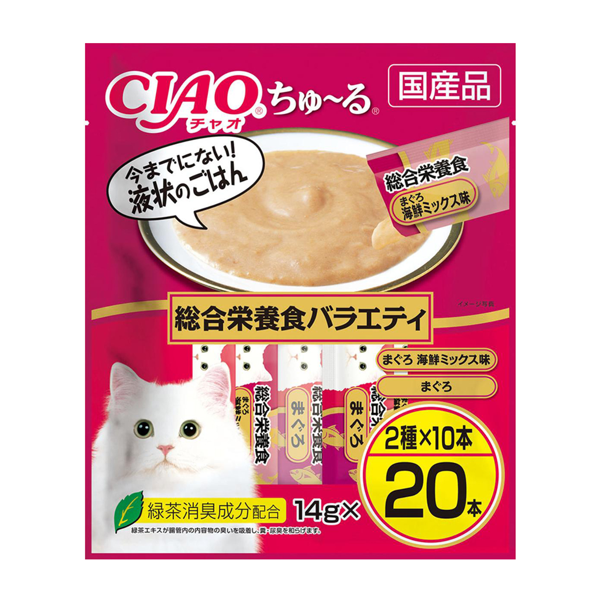 【ペット】CIAO ちゅ～る 総合栄養食バラエティ 14g×20本