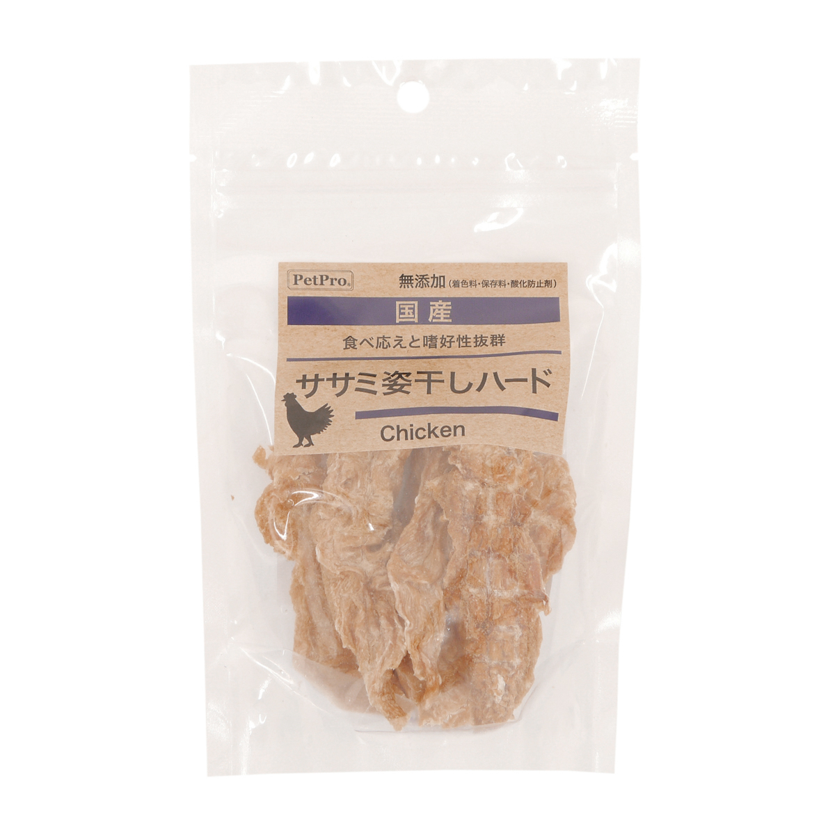 【ペット】ペットプロ 国産おやつ ササミ姿干しハード 67g