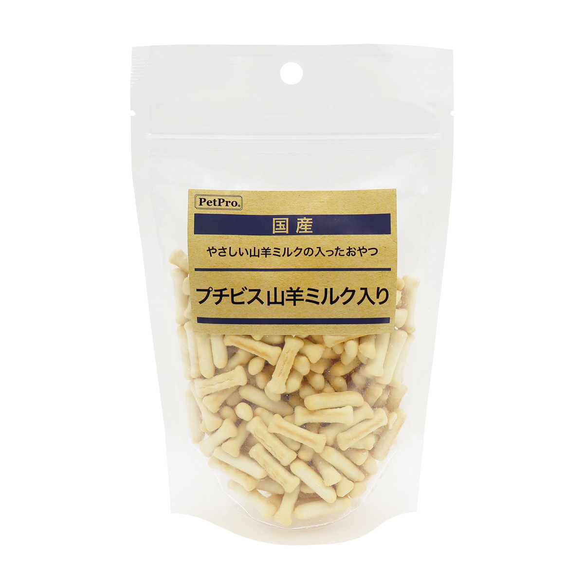 【ペット】国産おやつ プチビス 山羊ミルク入り 78g