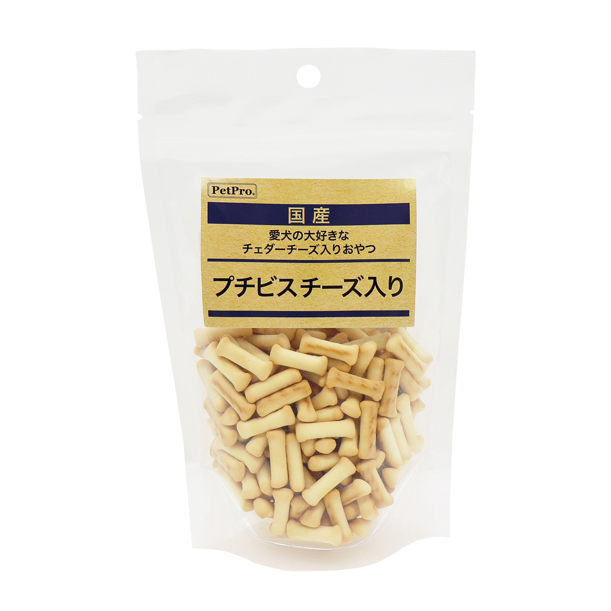 【ペット】国産おやつ プチビス チーズ入り 78g