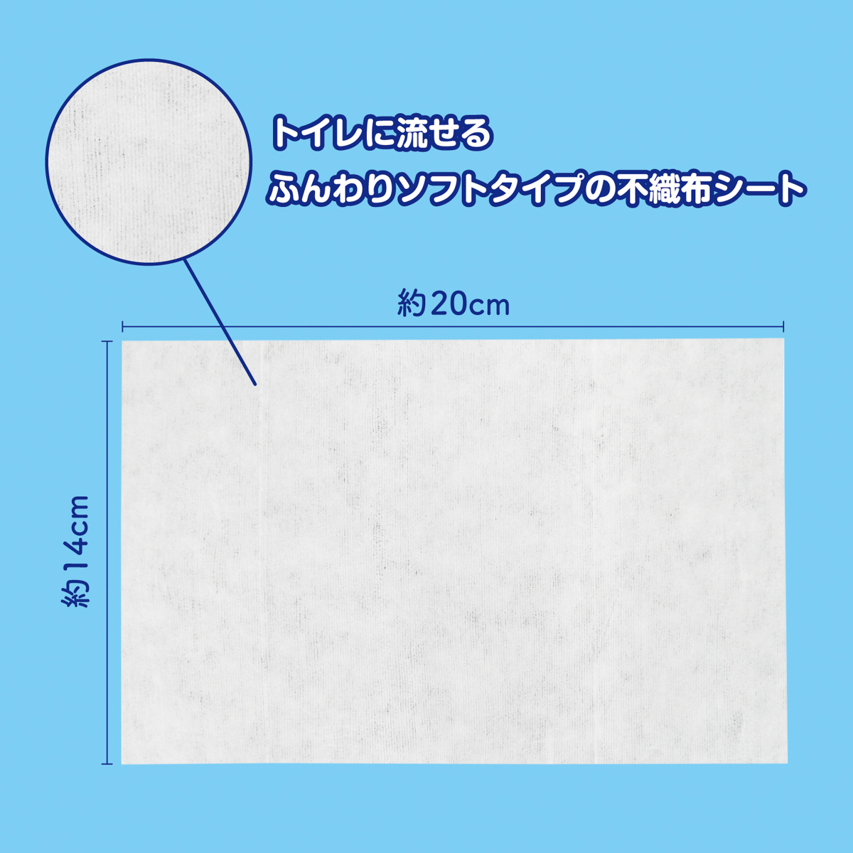 【ペット】トイレに流せるウェットティッシュ 72枚入