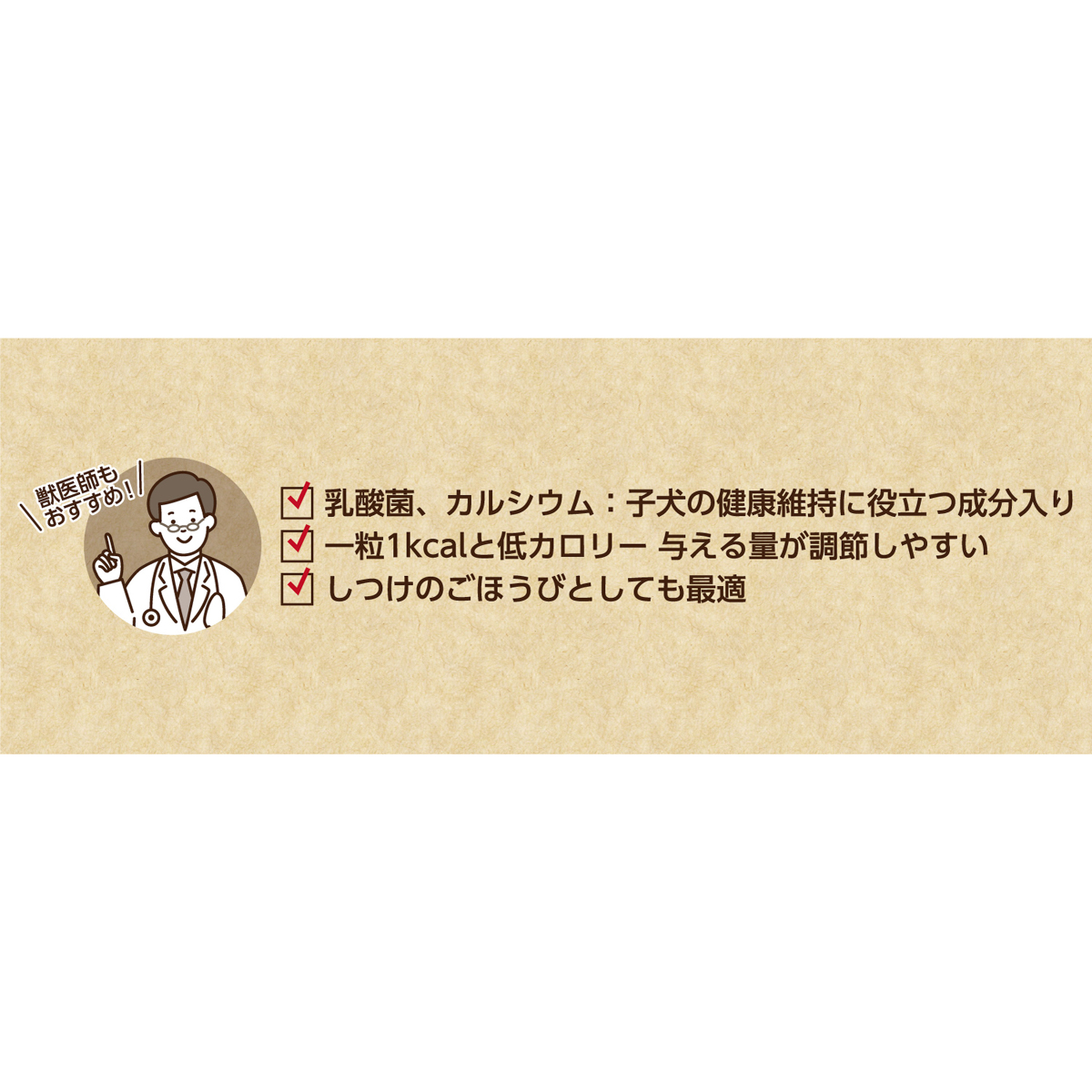 【ペット】HappyDays パピーボーロ 乳酸菌 45g 260228