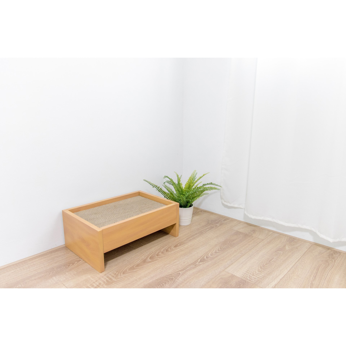 【ペット】HappyDays キャットベッド 本体 つめみがき付き