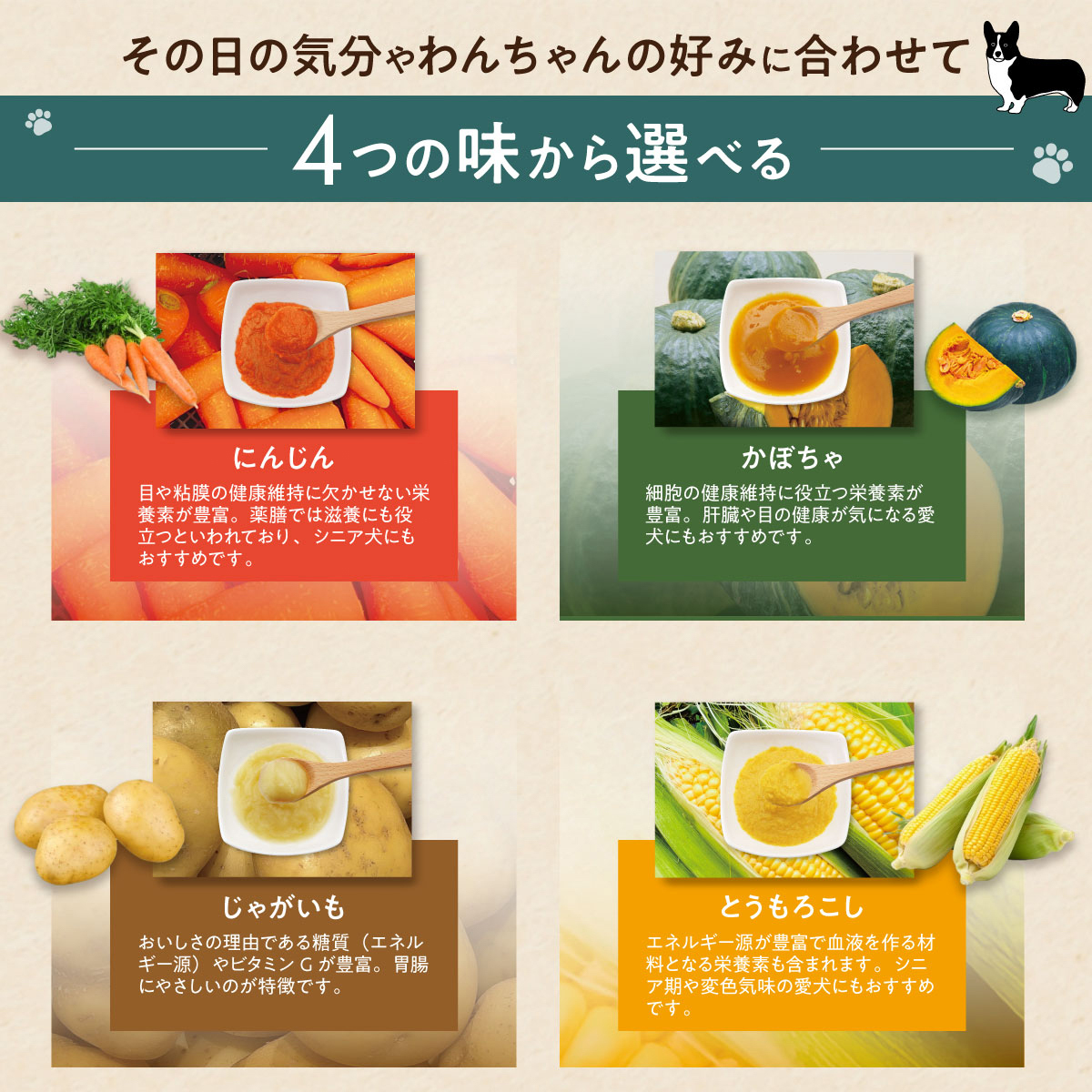 【ペット】HappyDays 大地からの贈り物 素材100％野菜フレーク とうもろこし 35g 260531