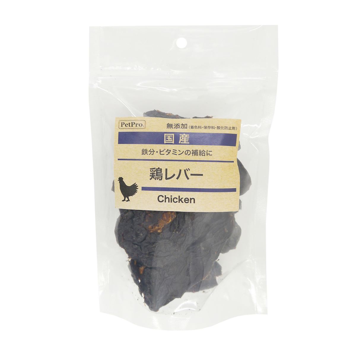 【ペット】ＰＰ国産おやつ無添加鶏レバー１００ｇ