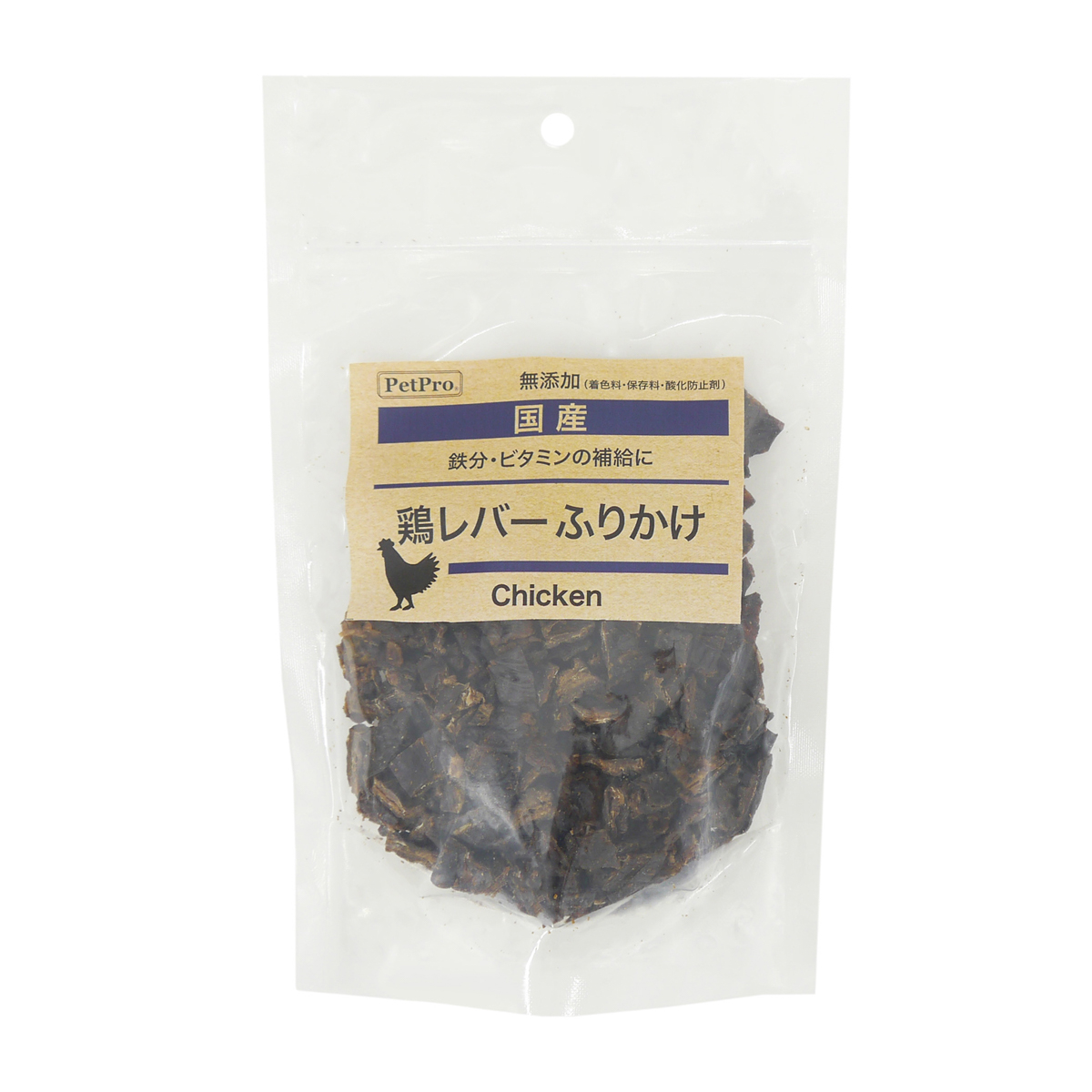 【ペット】ＰＰ国産おやつ無添加鶏レバーふりかけ１００ｇ
