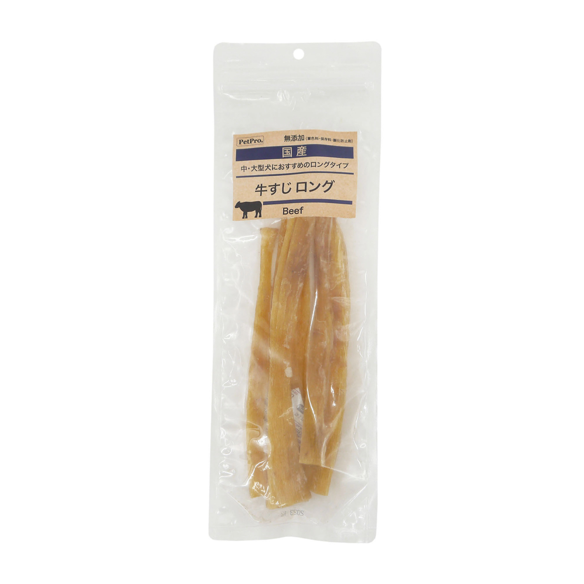 【ペット】ＰＰ国産おやつ無添加牛すじ　ロング１１０ｇ