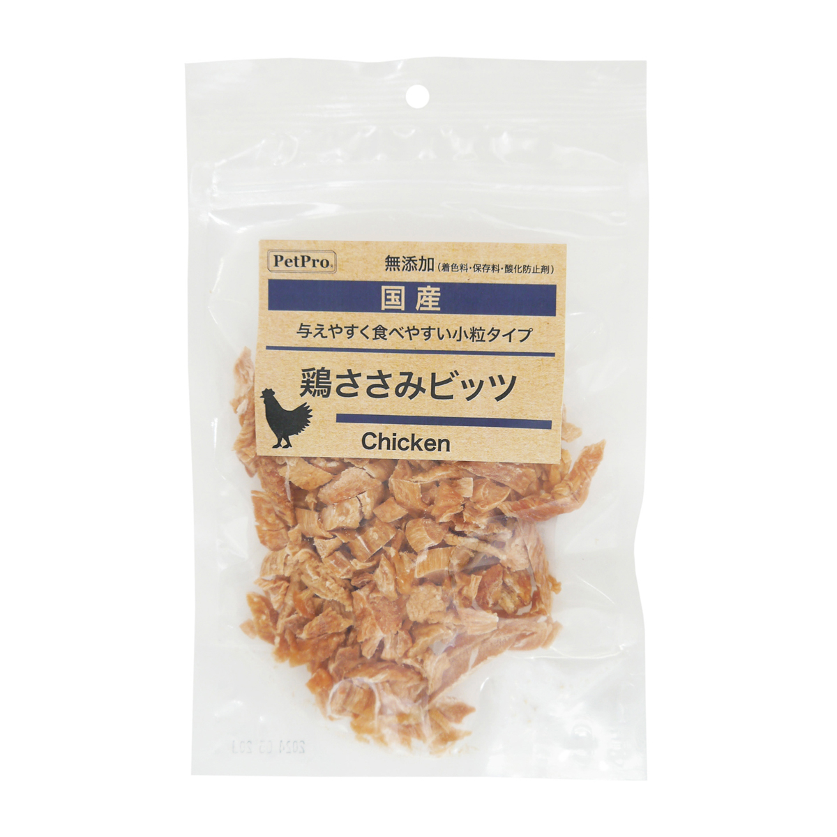 【ペット】ＰＰ国産おやつ無添加鶏ささみビッツ　６０ｇ