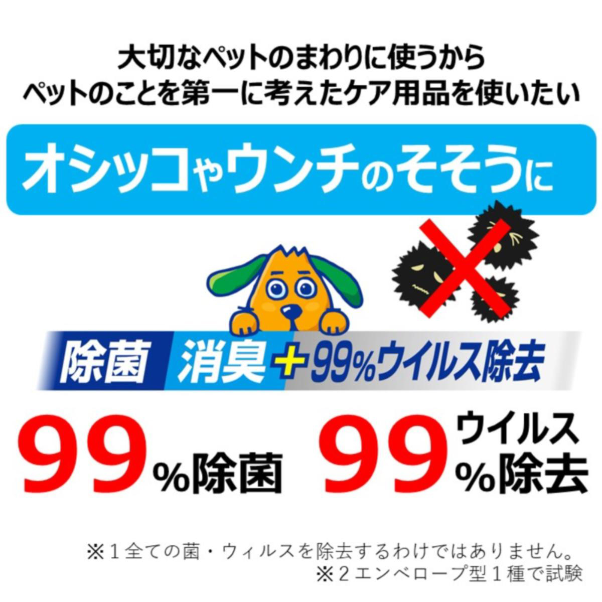 【ペット】JOYPET オシッコ汚れ専用 おそうじシート 30枚×2個パック
