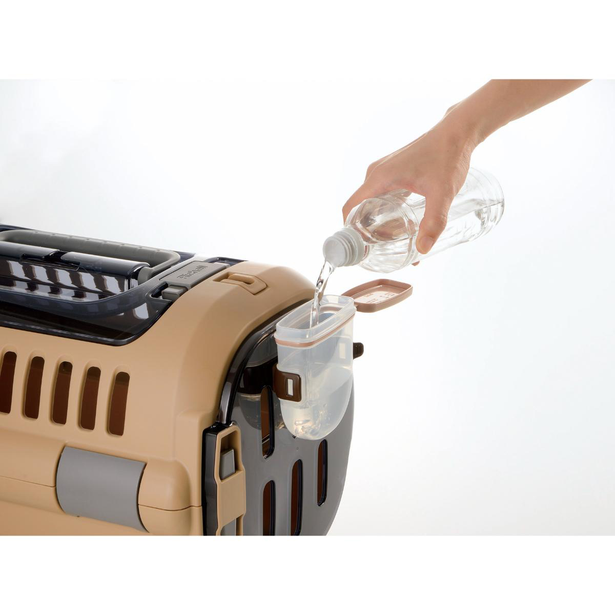 【ペット】キャンピングキャリーファイン ダブルドア S ブラウン