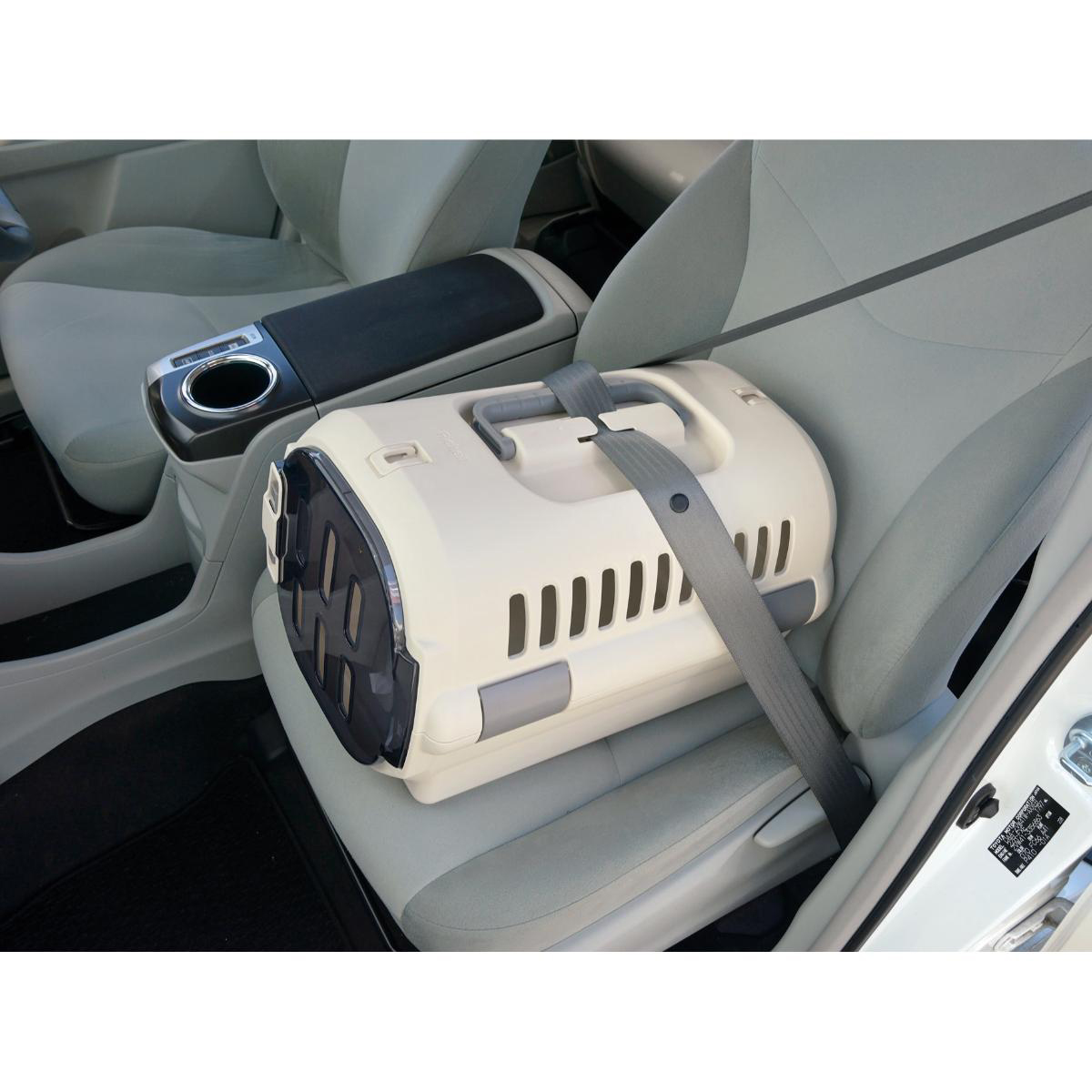 【ペット】キャンピングキャリーファイン S アイボリー