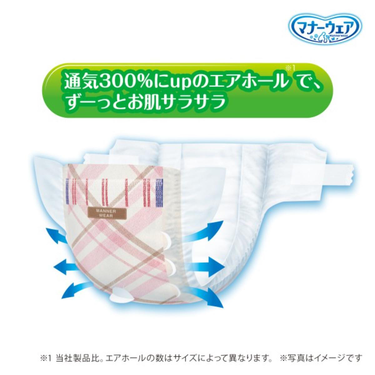 【ペット】マナーウェア 長時間快適オムツ 女の子用 M 30枚