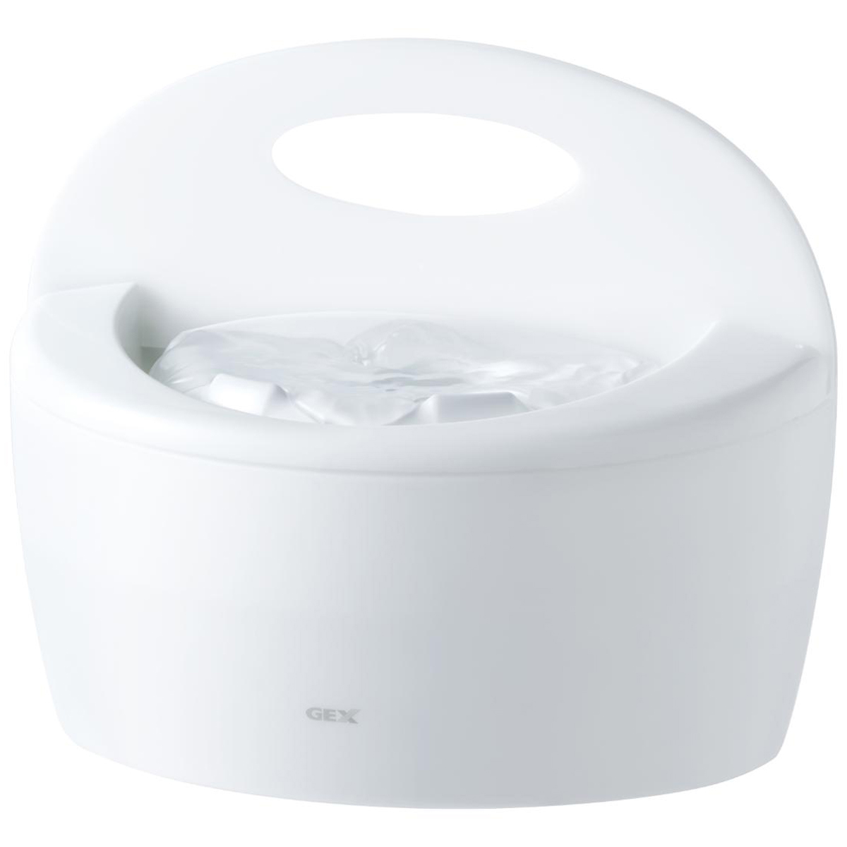 【ペット】ピュアクリスタル フィット 900ml ホワイト