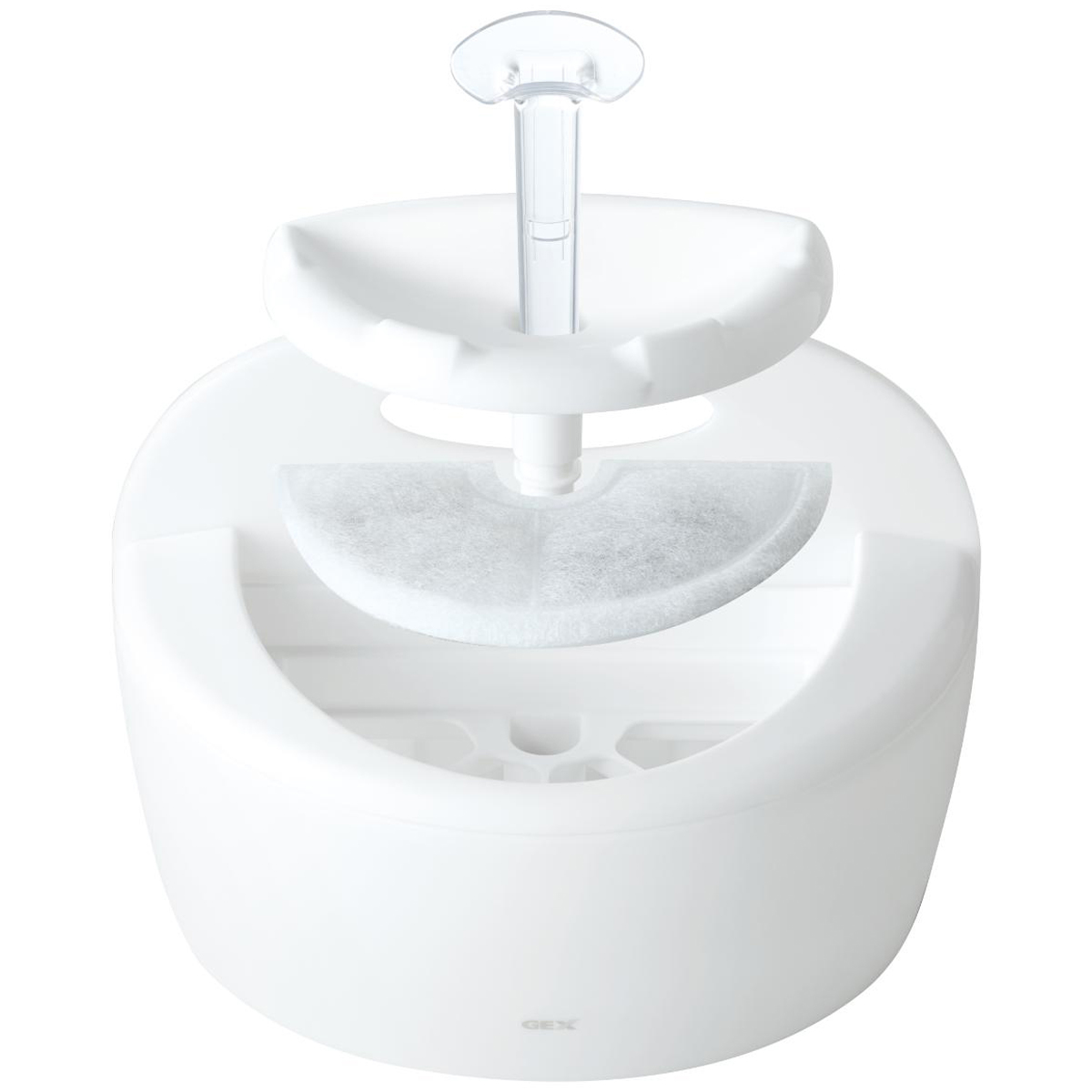 【ペット】ピュアクリスタル フィット 900ml ホワイト