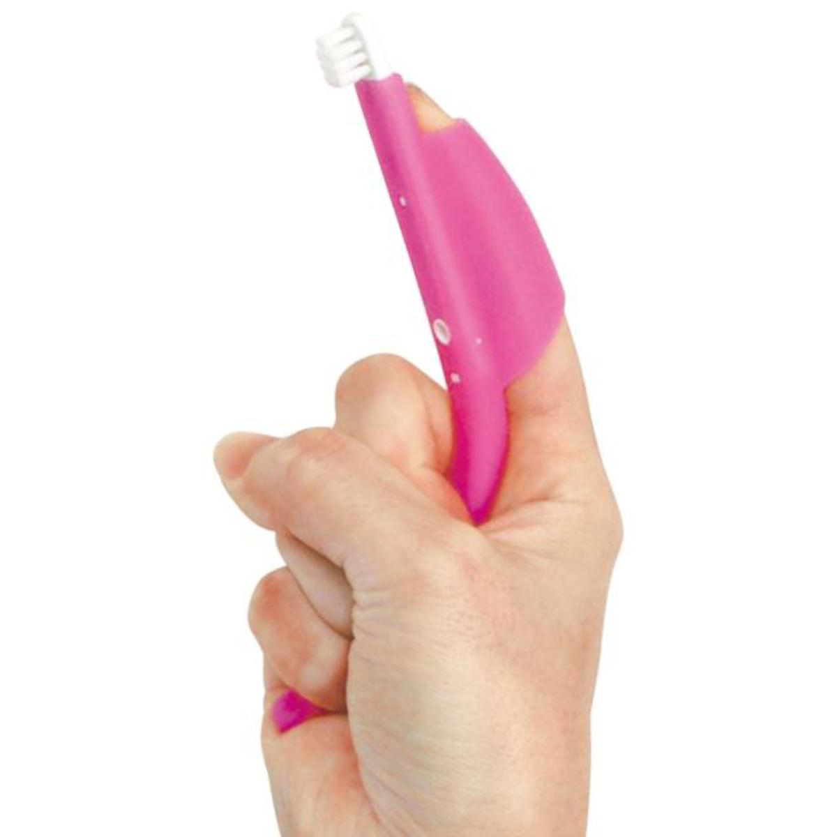 【ペット】PETKISS 指サック歯ブラシ