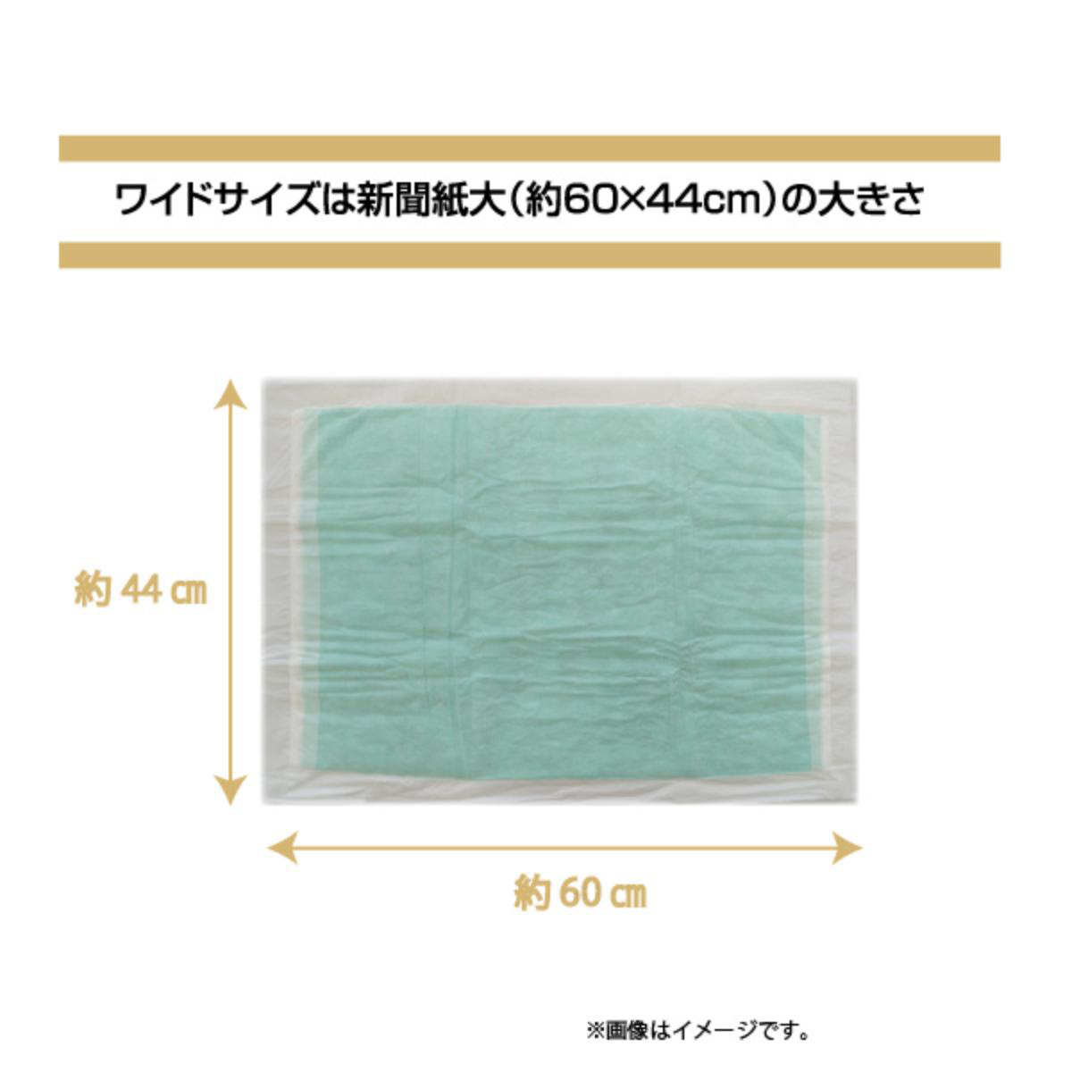 【ペット】消臭炭シート ダブルストップ ワイド 50枚