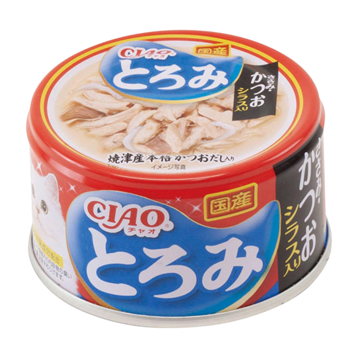 【ペット】ＣＩＡＯ　とろみ　ささみ・かつお　シラス入　８０ｇ