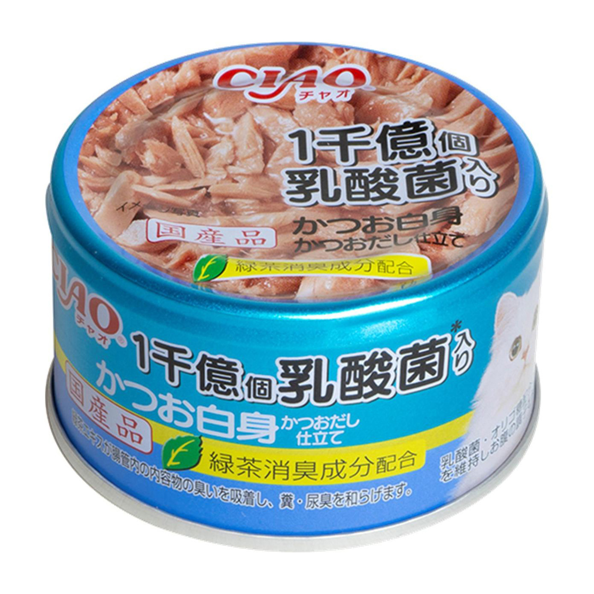 【ペット】ＣＩＡＯ　１千億個乳酸菌入　かつお白身　かつおだし仕立て　８５ｇ