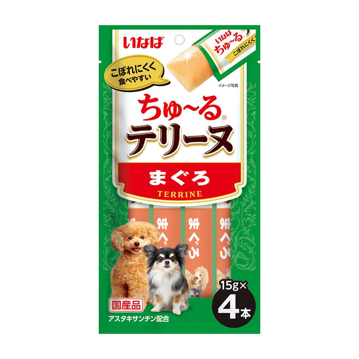【ペット】いなば　ちゅーるテリーヌ　まぐろ　１５ｇ×４本