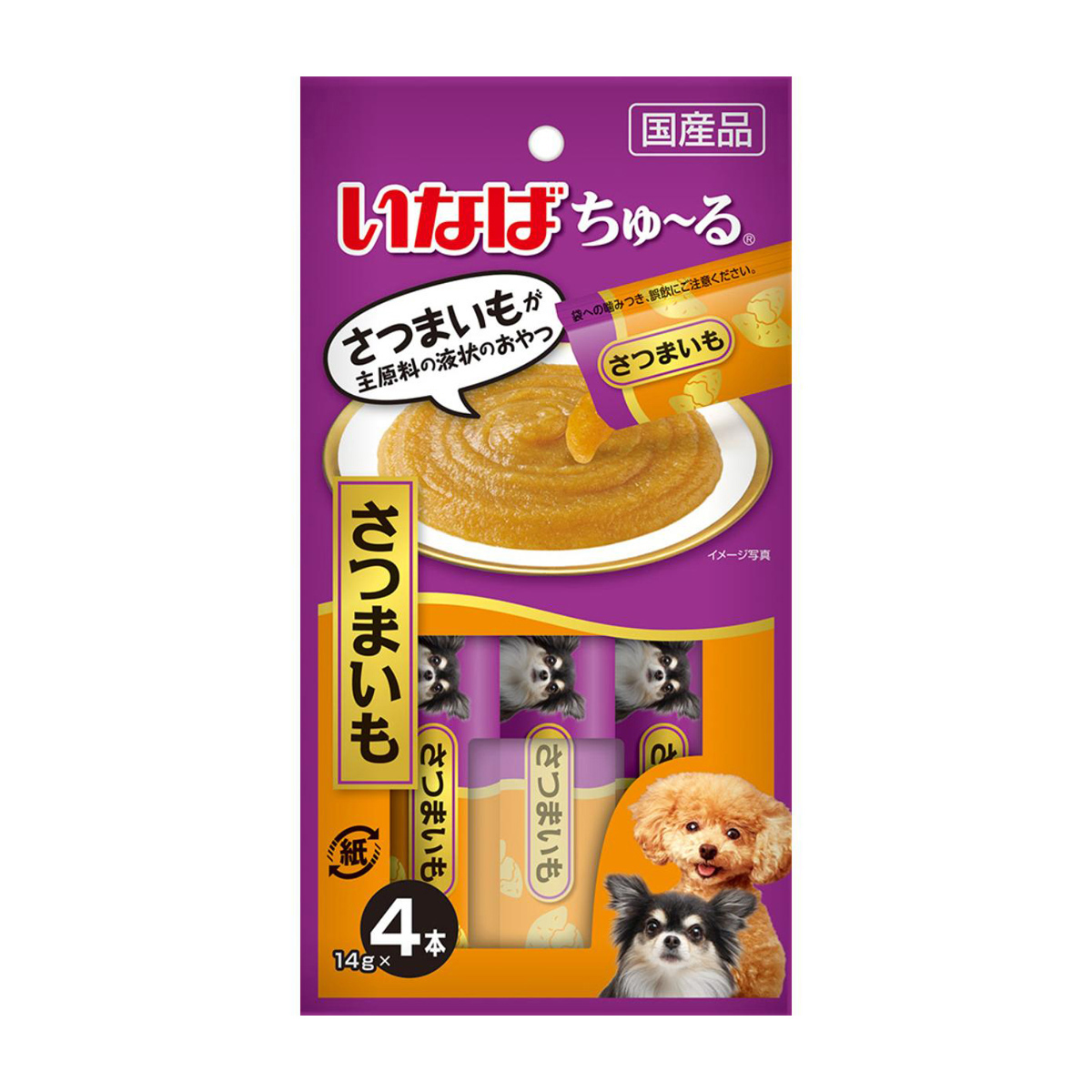【ペット】いなば　ちゅーる　さつまいも　１４ｇ×４本