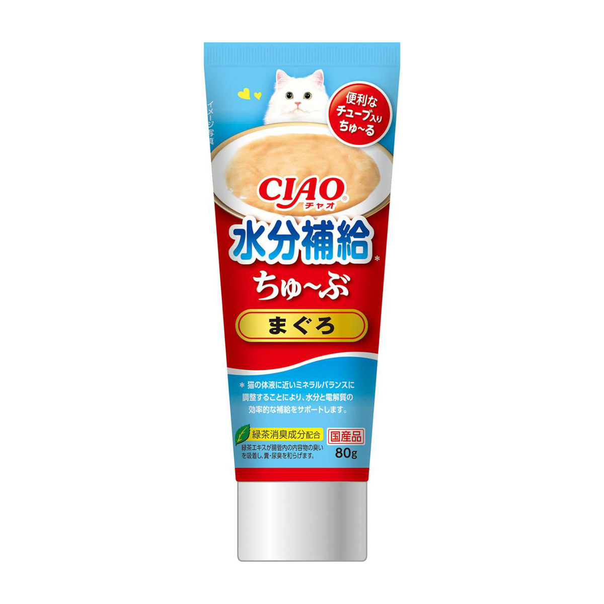 【ペット】ＣＩＡＯ　ちゅーぶ　水分補給　まぐろ　８０ｇ