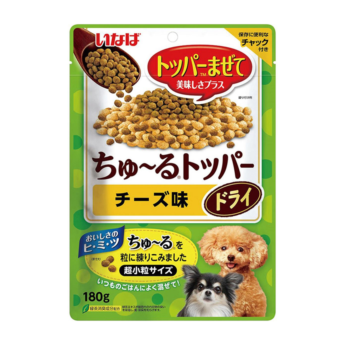 【ペット】いなば　ちゅーるトッパードライ　チーズ味　１８０ｇ