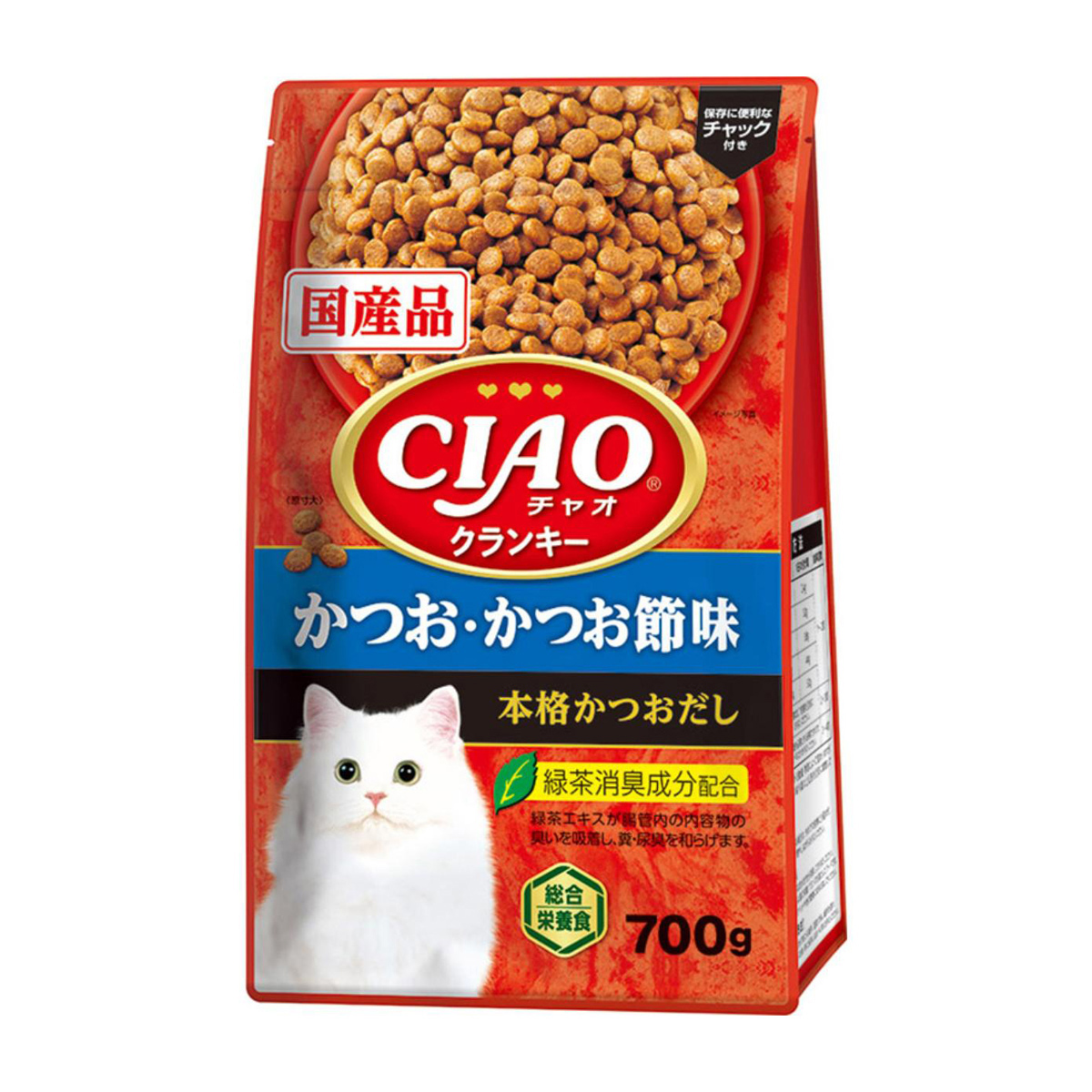 【ペット】ＣＩＡＯ　クランキー　かつお・かつお節味　本格かつおだし　７００ｇ