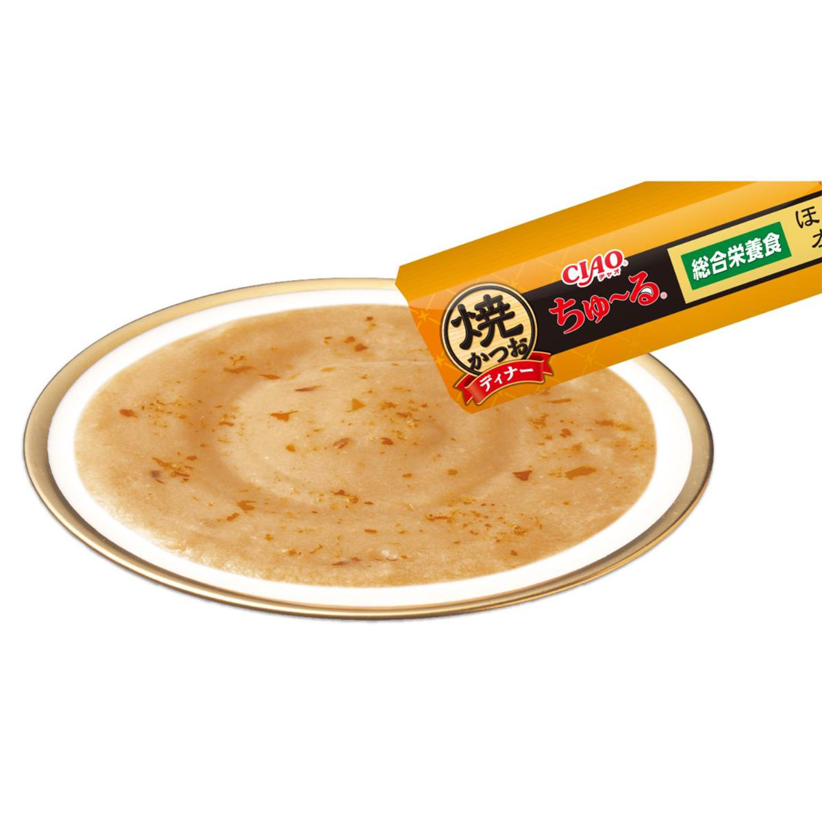 【ペット】CIAO 焼かつおディナーちゅーる バラエティBOX 14g×40本入