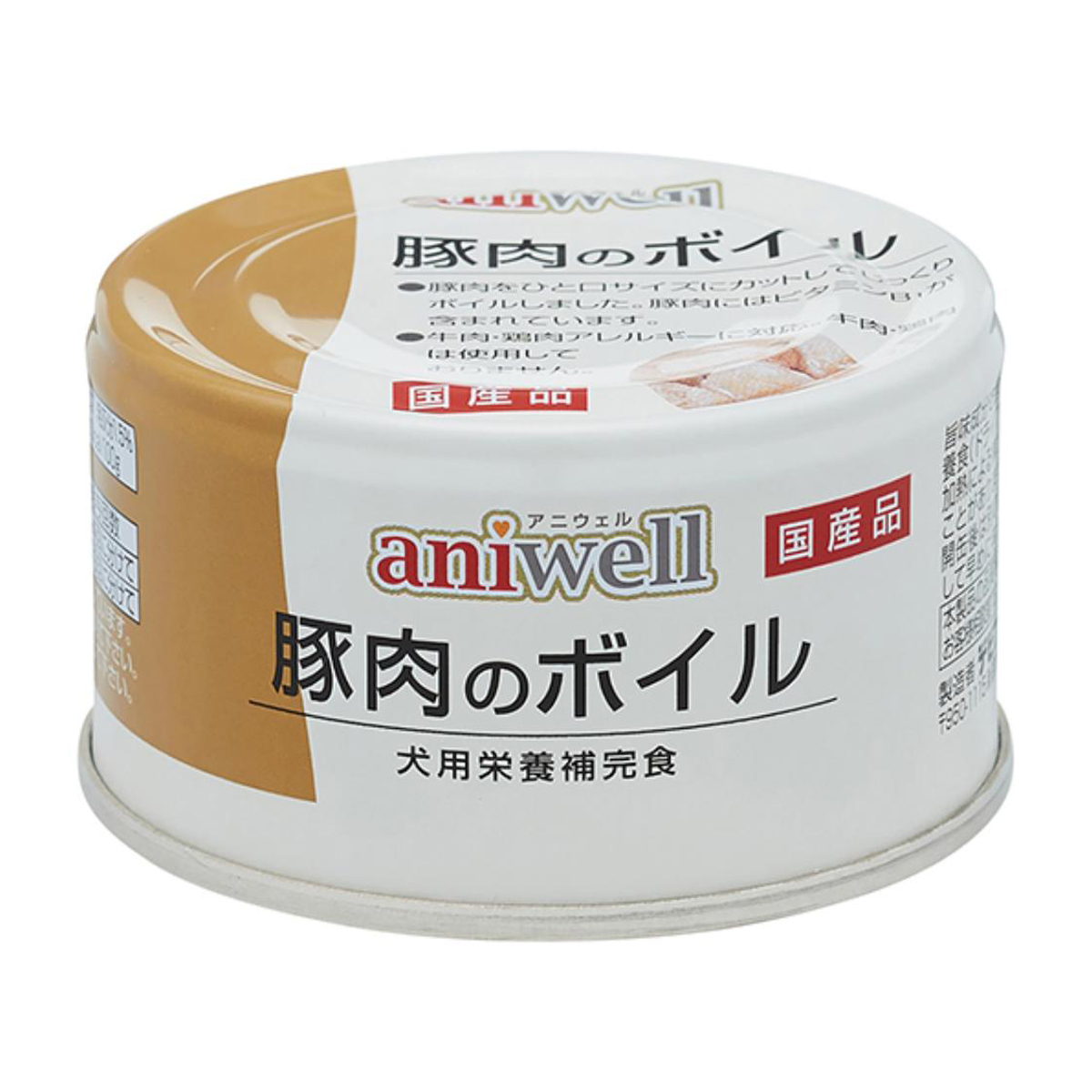 【ペット】デビフ　ａｎｉｗｅｌｌ　豚肉のボイル　８５ｇ