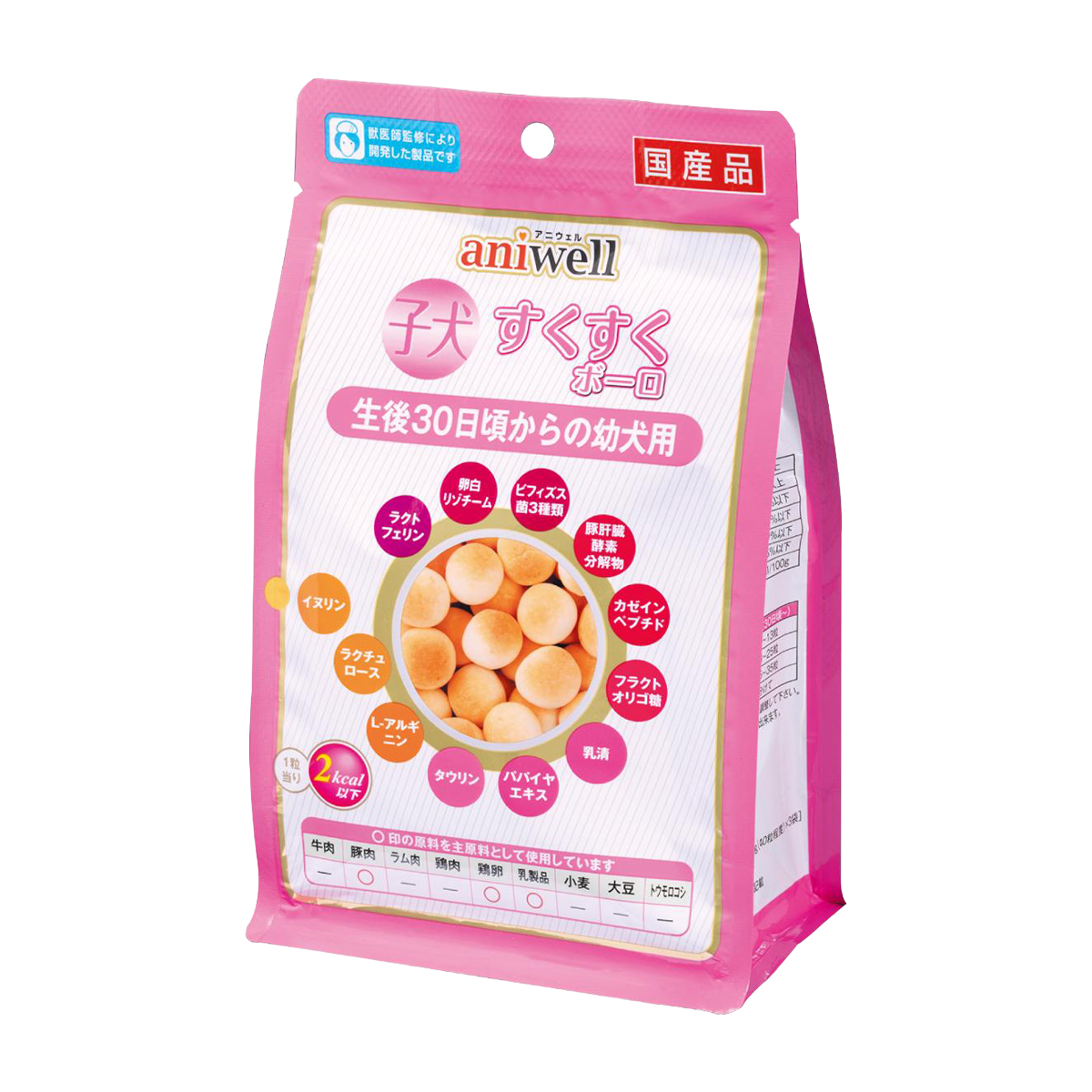 【ペット】デビフ　ａｎｉｗｅｌｌ　子犬すくすくボーロ　６０ｇ