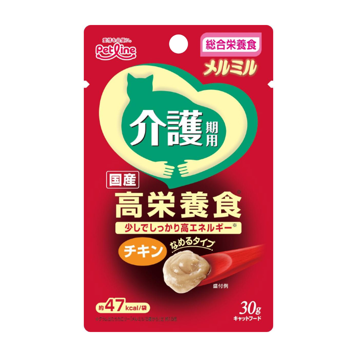 【ペット】キャネット　メルミル　介護期用　チキン　３０ｇ