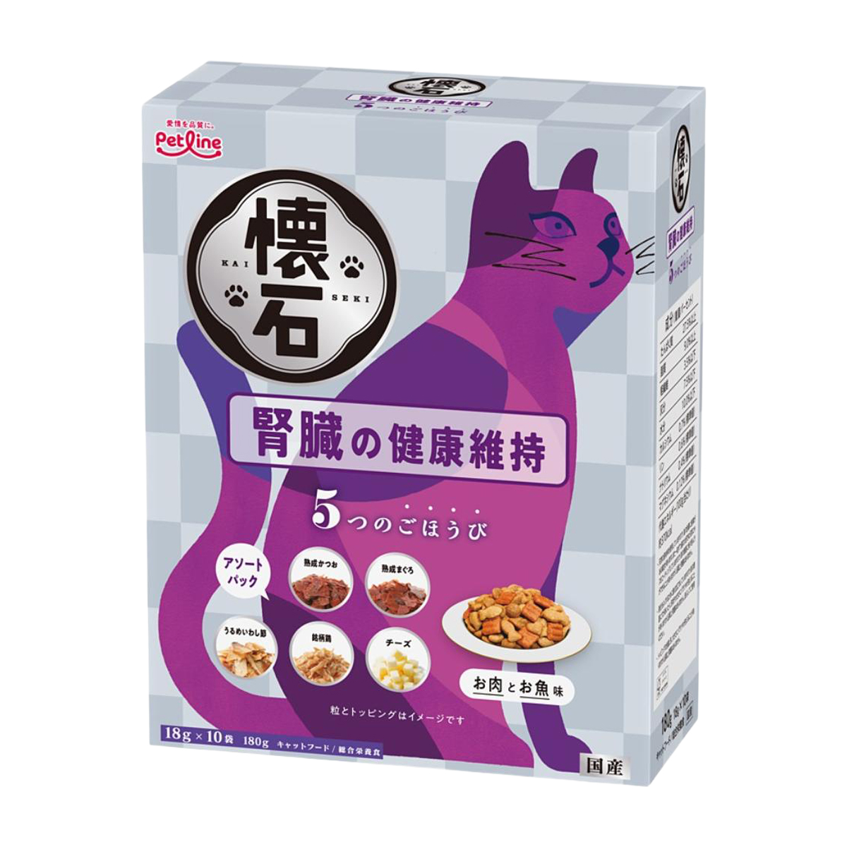 【ペット】懐石　５つのごほうび　腎臓の健康維持　１８０ｇ