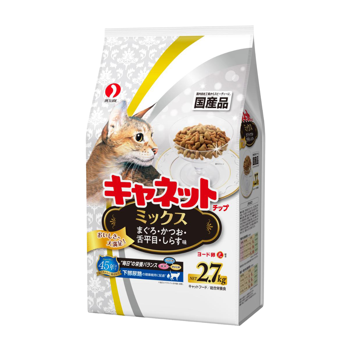 【ペット】キャネットチップ　ミックス　２．７ｋｇ