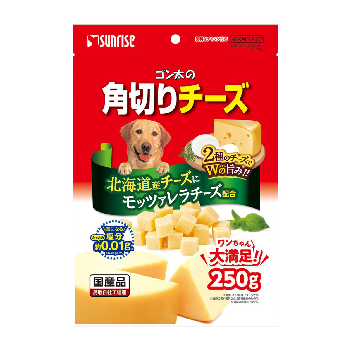 【ペット】ゴン太の角切りチーズ　２５０ｇ