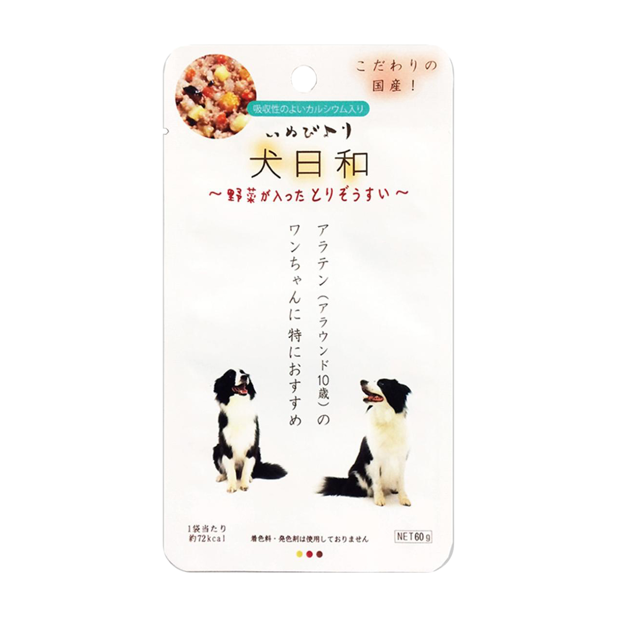 【ペット】犬日和　野菜が入ったとりぞうすい　６０ｇ