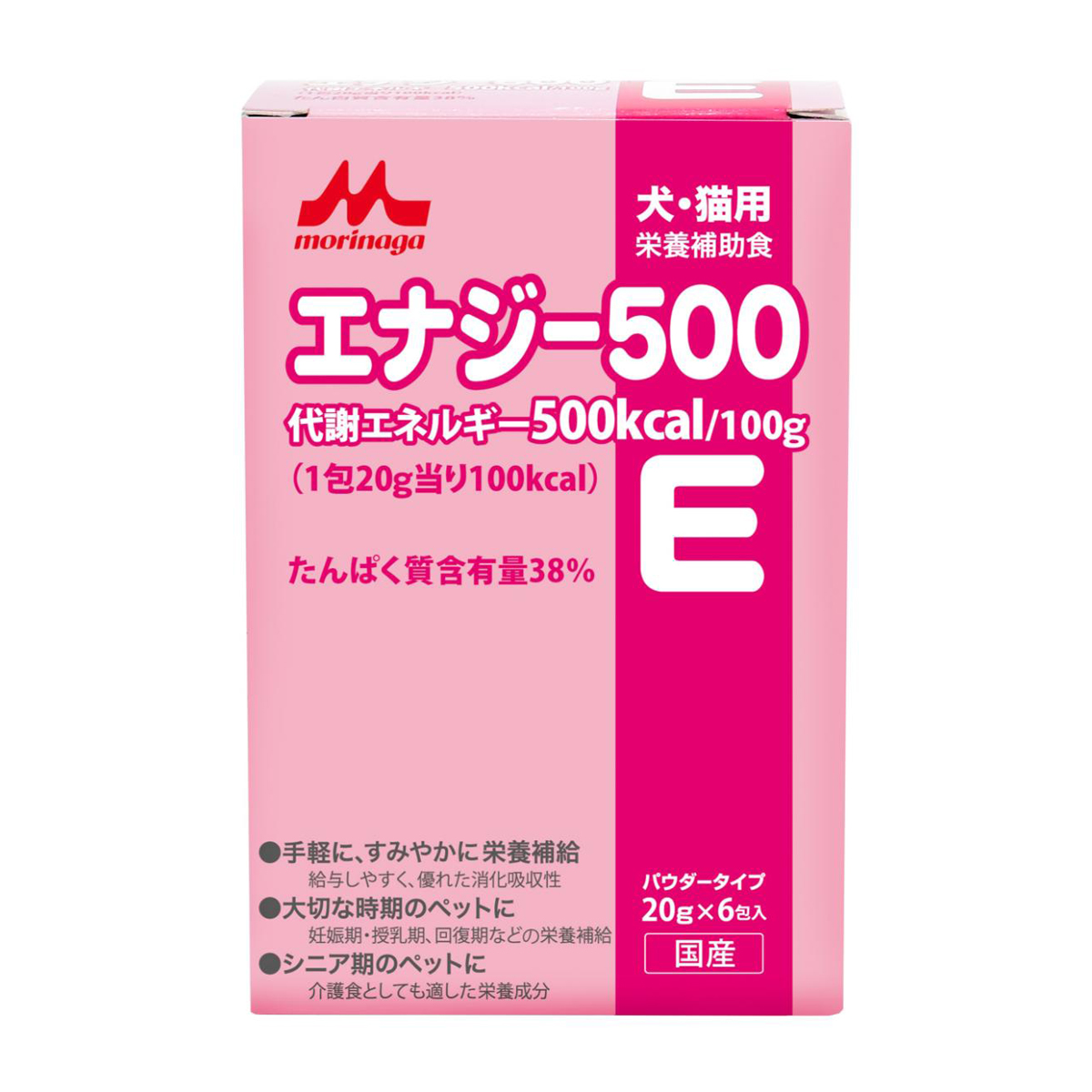 【ペット】エナジー５００　２０ｇ×６包