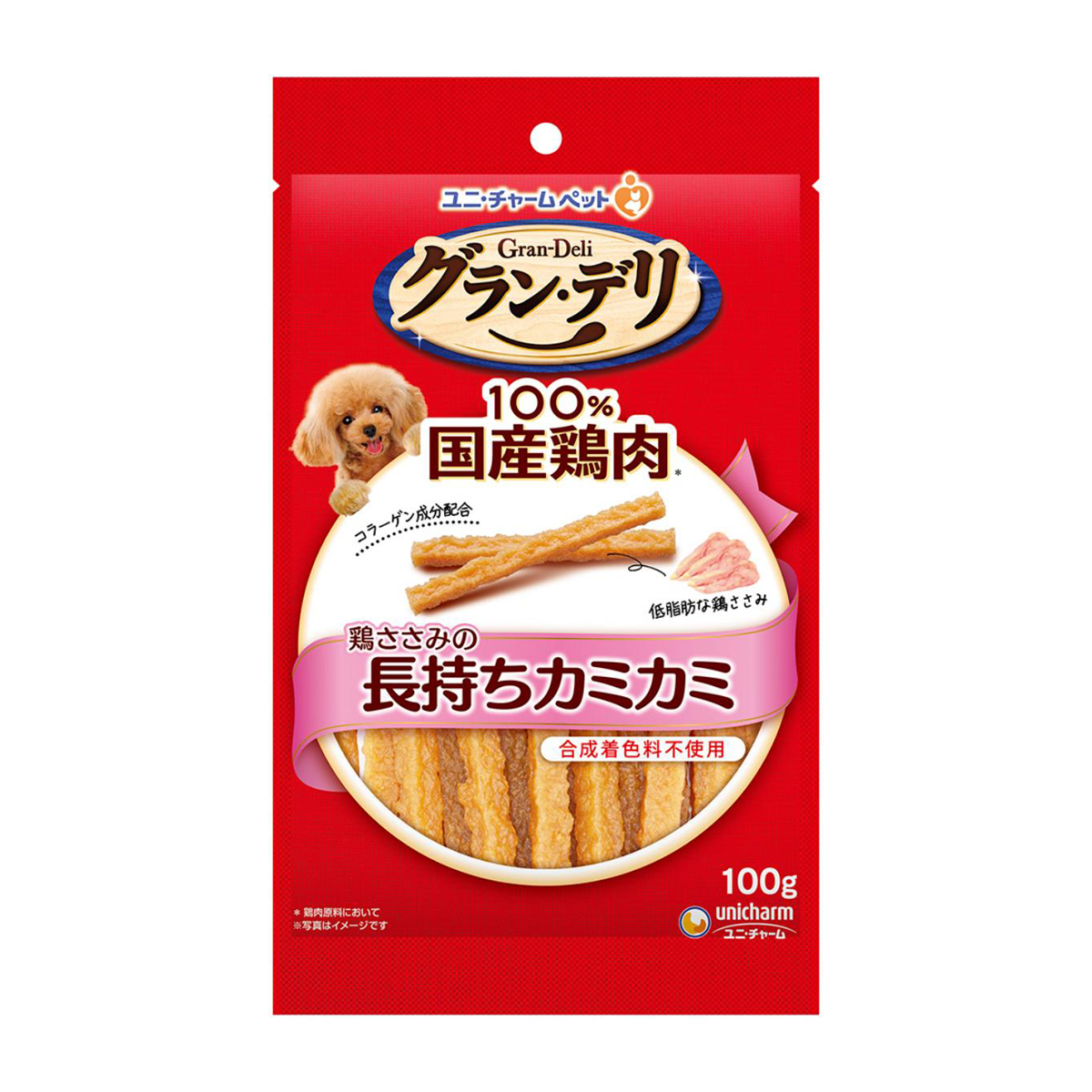 ペット】グラン・デリ おやつ 鶏ささみの長もちカミカミ 100g 