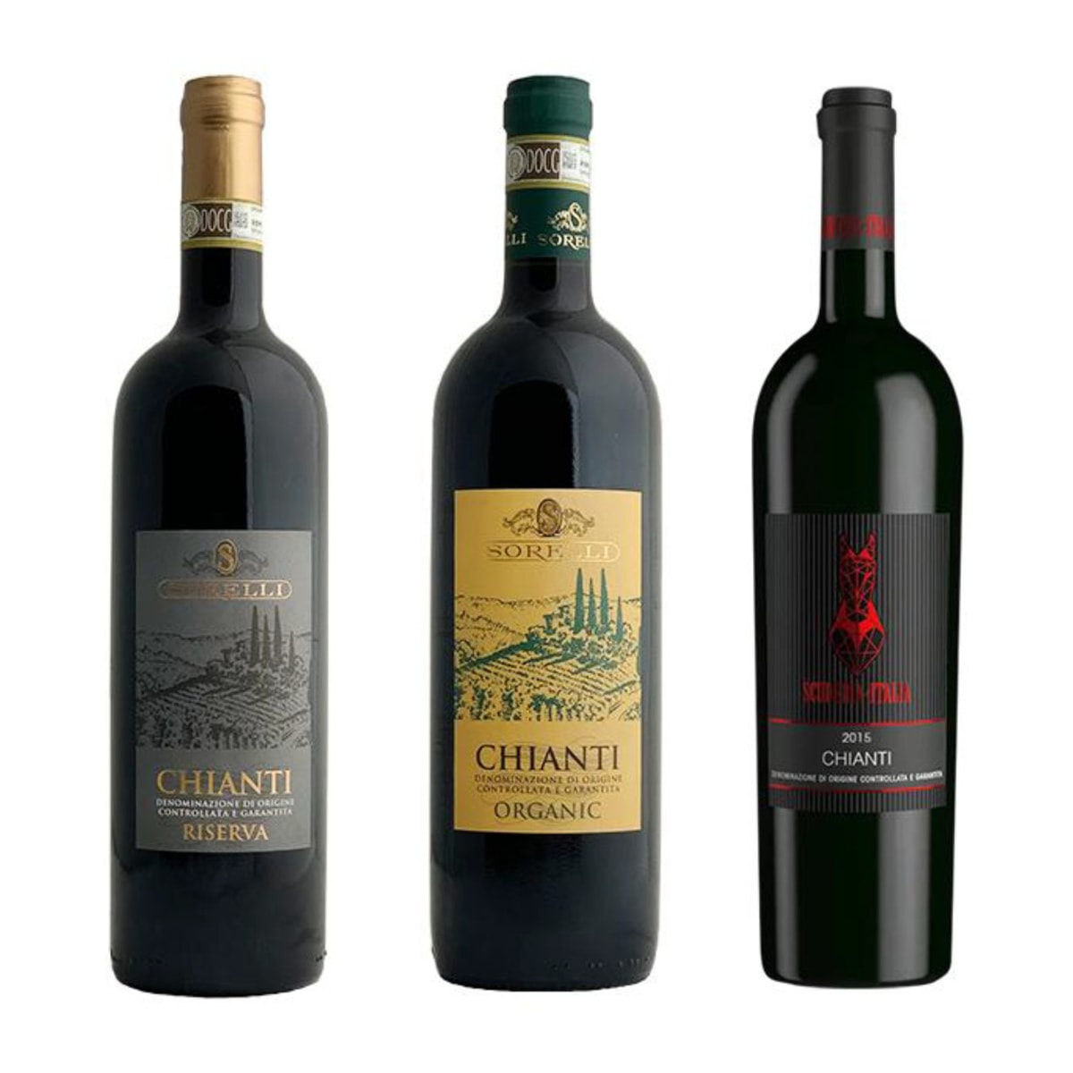 数量限定】 キャンティ 飲み比べセット 750ml×3本 【赤ワイン イタリア