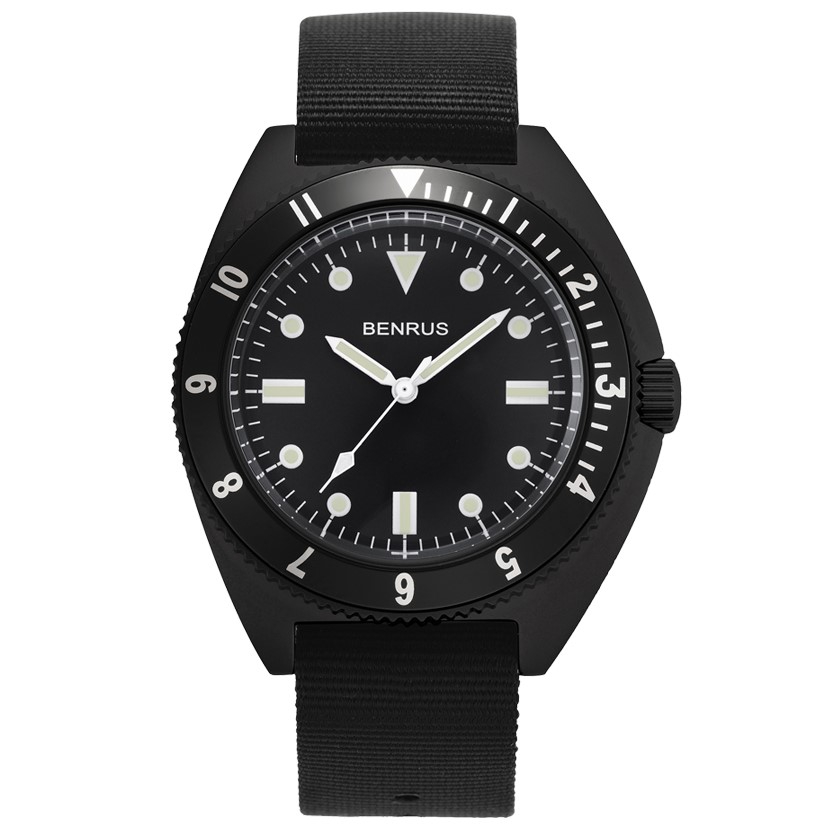 BENRUS ベンラス 腕時計 TYPEⅠ-BK