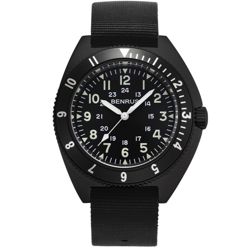 BENRUS ベンラス 腕時計 TYPEⅡ-BK