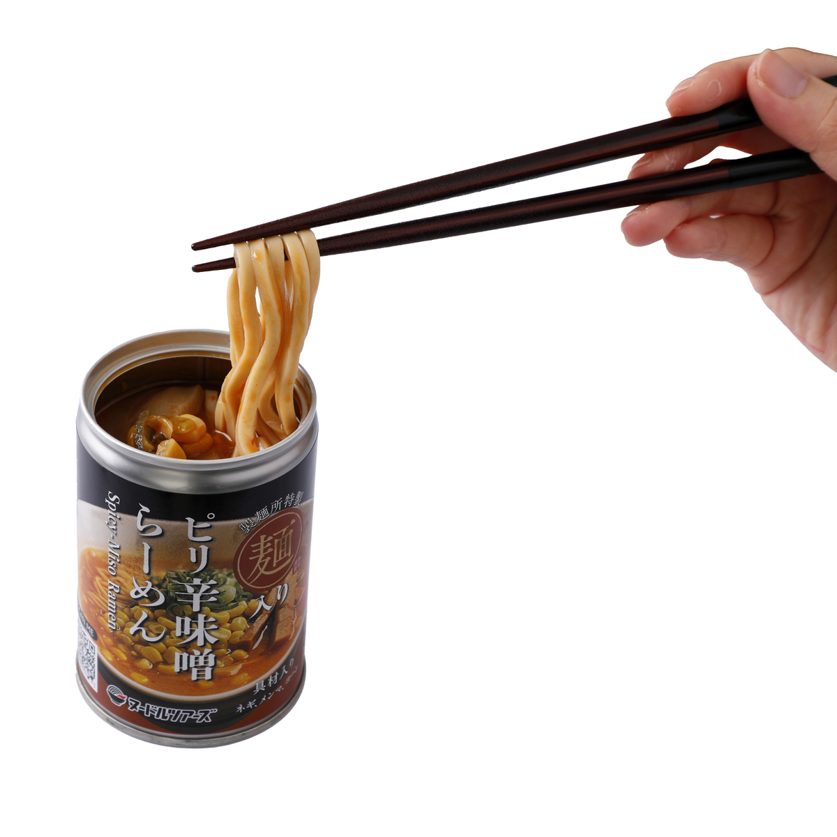 ヌードルツアーズ らーめん缶 「ピリ辛味噌らーめん」 | かぜとゆき