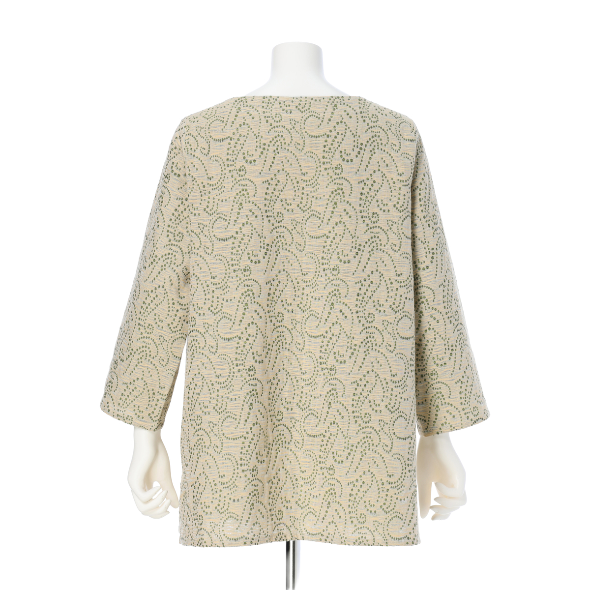 【cottonroll】播州織 Crash プルオーバーチュニック　