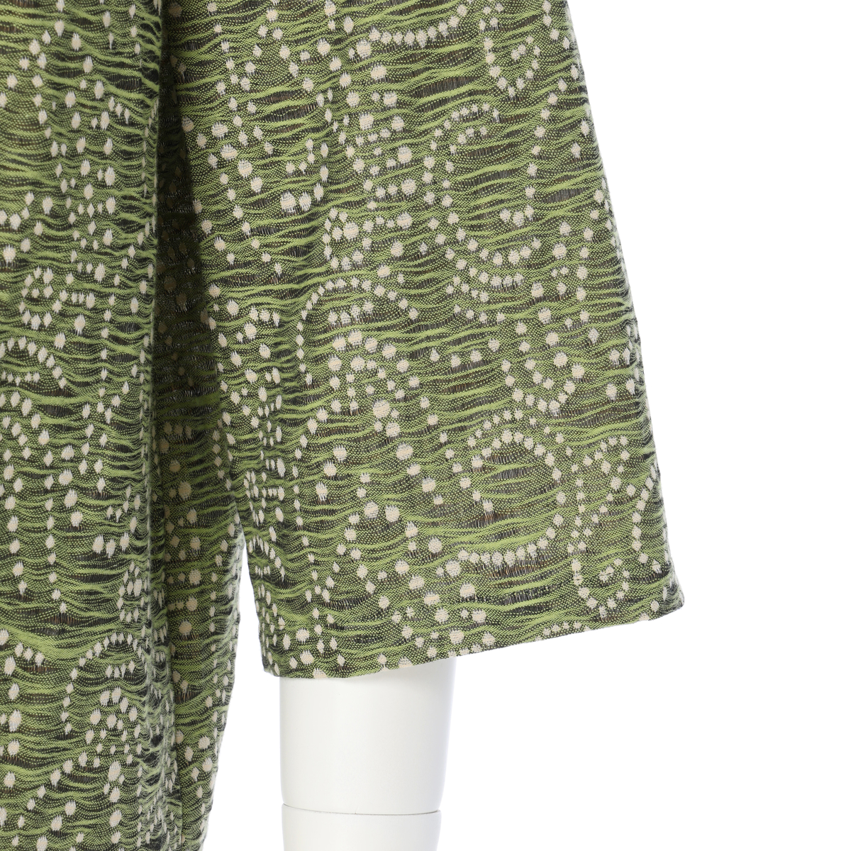 【cottonroll】播州織 Crash へちま衿チュニック　