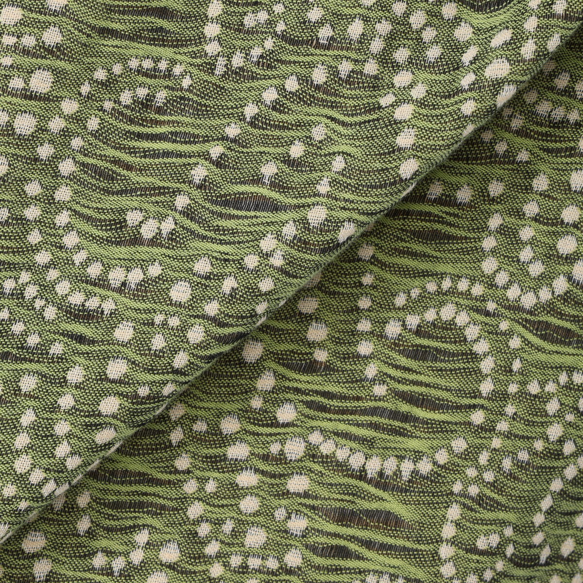 【cottonroll】播州織 Crash へちま衿チュニック　