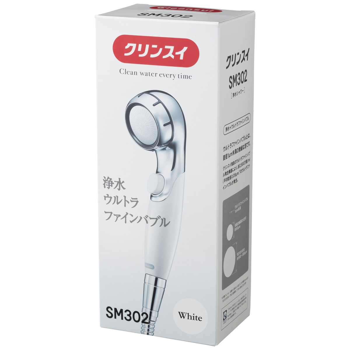 クリンスイ 浄水＋ウルトラファインバブルシャワー 本体 SM302