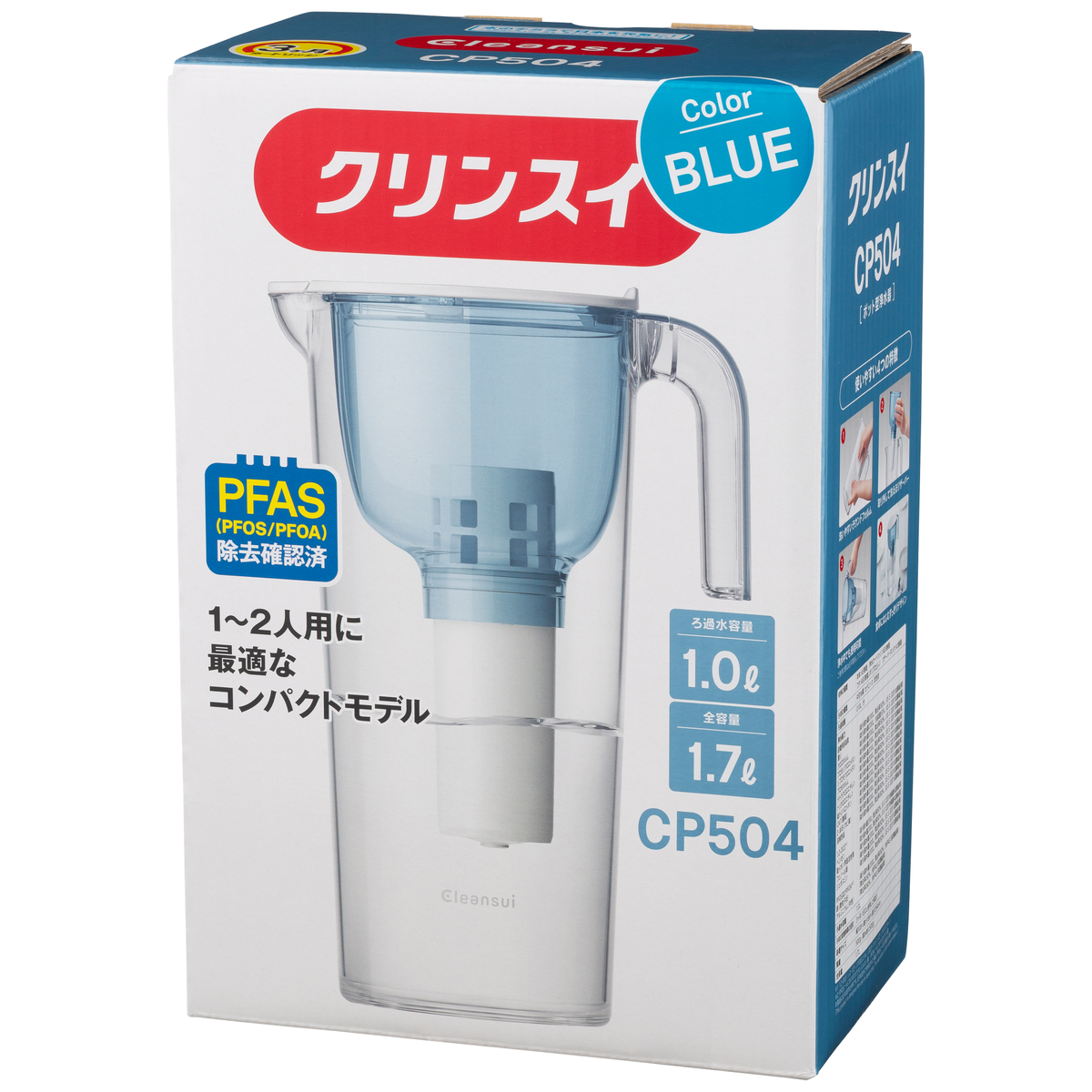 クリンスイ　ポット型浄水器　CPシリーズ本体 CP504