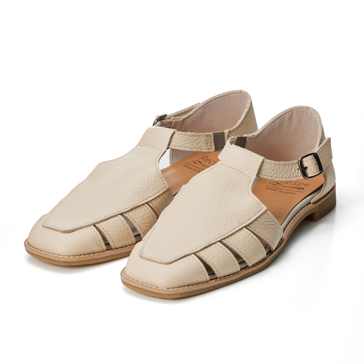 【Recipe（レシピ）】レザーシューズサンダル