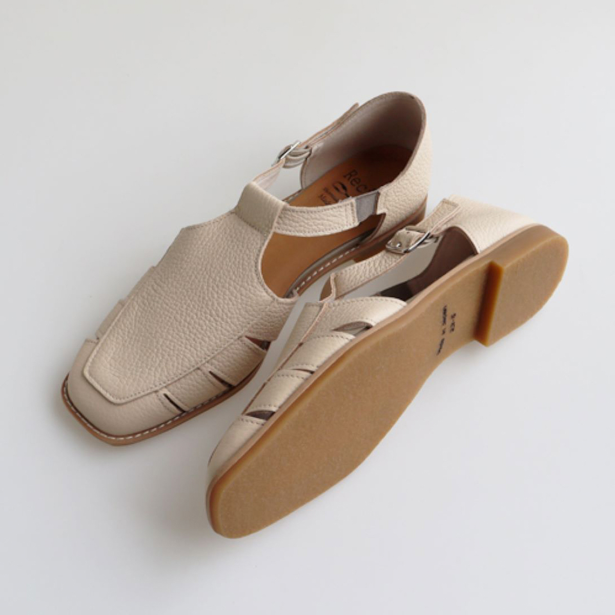 【Recipe（レシピ）】レザーシューズサンダル