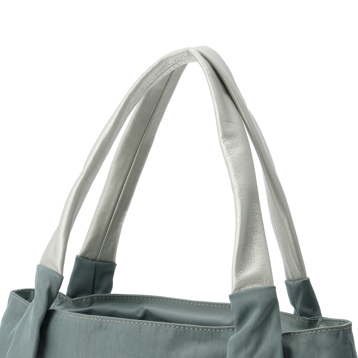 【マルショウエンドウ】驚くほど軽いハンドバッグ（セージ ）