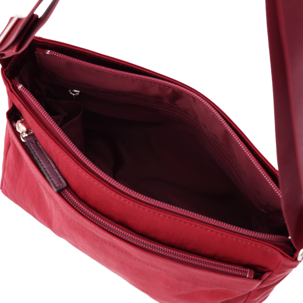 【マルショウエンドウ】驚くほど軽いショルダーバッグ（ガーネット）